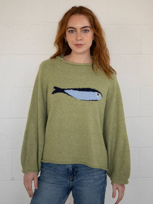 Reel It In Sweater // Olive